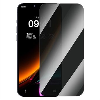 BASEUS For iPhone 16 Pro Max Anti-Spy Fullskjermsbeskytter i Herdet Glass Film