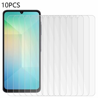 10PCS For Samsung Galaxy A06 Skjermbeskytter Herdet Glass 2.5D 0.3mm Høyoppløselig