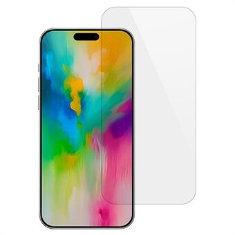 For iPhone 16 Plus Tykk Lim Skjermbeskytter 9H Hardhet 0,25 Arc Kant Herdet Glass Film