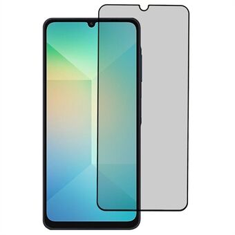 For Samsung Galaxy A06 Herdet Glassfilm Anti-Sniktitte Personvern Beskyttelse Skjermbeskytter Full Lim