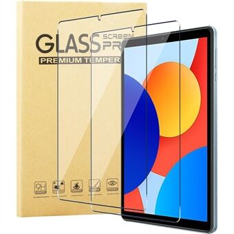 2 stk For Xiaomi Redmi Pad SE 4G 8.7 tommer Herdet Glassfilm 2.5D Buekant Klar Skjermbeskytter