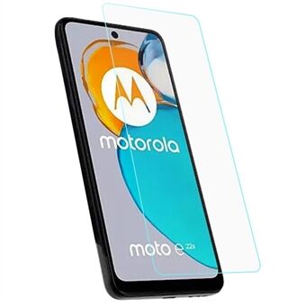 Anti- Scratch skjermbeskytter for Motorola Moto E22s 4G Arc Edge Anti-olje herdet glass Ultra Clear Film