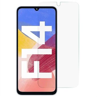 For Samsung Galaxy F14 4G Høyaluminium-silikonglass skjermbeskytter 2.5D buekant