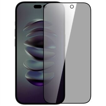 NILLKIN anti- Spy skjermbeskytter for iPhone 14 Pro Max, full dekning anti-eksplosjon herdet glass film