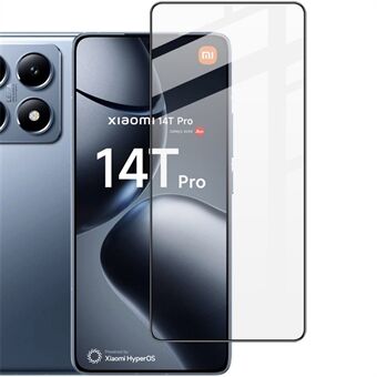 IMAK Pro+ Series For Xiaomi 14T / 14T Pro Herdet Glass Fullskjermsbeskyttelse Følsom Berøringsfilm