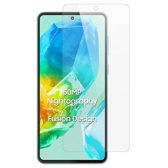 AMORUS For Samsung Galaxy M55s 5G Skjermbeskytter 2.5D Buekant 9H Høy Aluminium-Silikonglassfilm