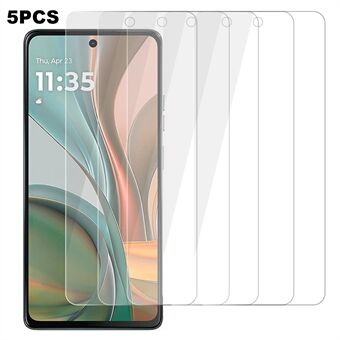 5 stk For Motorola Moto G75 5G Skjermbeskytter 0,3 mm 2.5D Herdet Glass Klar Film