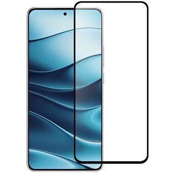 For Xiaomi Redmi Note 14 5G AGC Glass Screen Protector Full Glue Black Edge Skjermfilm