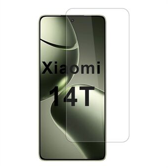 For Xiaomi 14T / 14T Pro Skjermbeskytter Høy Aluminum-Silikonglass Film 0,33mm 2.5D