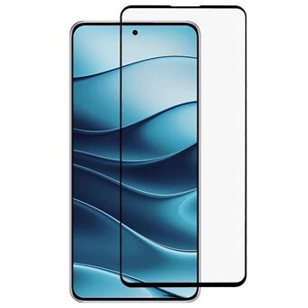 For Xiaomi Redmi Note 14 5G Skjermbeskytter Silketrykk Full Lim Herdet Glass Skjermfilm