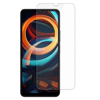 AMORUS For Xiaomi Redmi A3 Pro 4G Skjermbeskytter 2.5D Buekant 9H Høy Aluminium-Silikonglassfilm