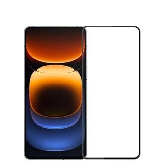 For vivo iQOO 12 5G Herdet Glassfilm PINWUYO Eksplosjonssikker 9H 3D Fullskjermbeskytter - Svart