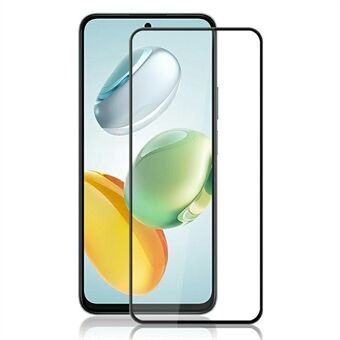 MOCOLO For Honor 200 Smart 5G Skjermbeskytter Antiknuse Silketrykk Herdet Glassfilm - Svart