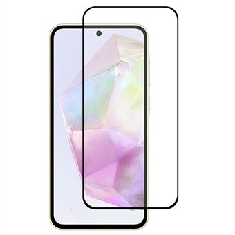 For Samsung Galaxy A36 5G Skjermbeskytter Silketrykk Full Lim Herdet Glass Skjermfilm