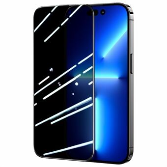 JOYROOM JR-Z36 For iPhone 15 Pro Max 2.5D Anti-Spy Full Screen Protector Høy Aluminium-Silikon Glassfilm