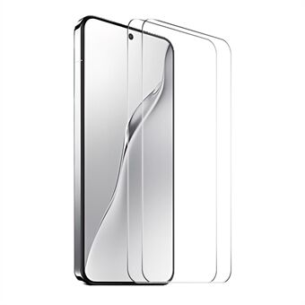 For Xiaomi 15 Skjermbeskytter ENKAY HAT PRINCE 2 stk Fingeravtrykkopplåsing 0.18mm Høy aluminium-silisiumglass - Transparent