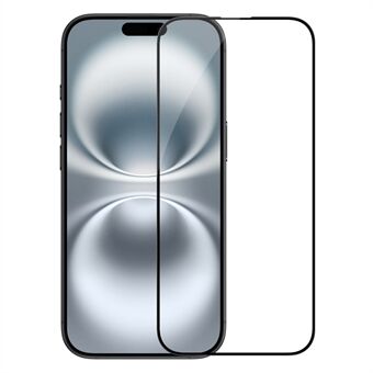 NILLKIN 3D CP+MAX For iPhone 16 Skjermbeskytter Full Dekning Anti-eksplosjon AGC Glassfilm