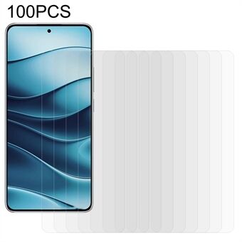 100 stk For Xiaomi Redmi Note 14 5G Skjermbeskytter Anti-Ripe Herdet Glassfilm