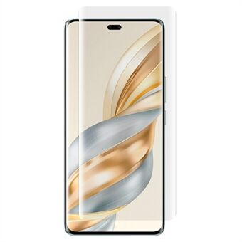 RURIHAI For Honor X60 Pro 5G Skjermbeskytter 3D UV-lim Høyaluminiums-silikonglassfilm