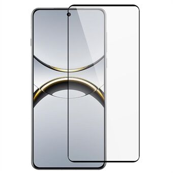 For Oppo Find X8 Pro 5G Skjermbeskytter Side Lim Silketrykk Herdet Glassfilm Støtter Fingeravtrykksopplåsing