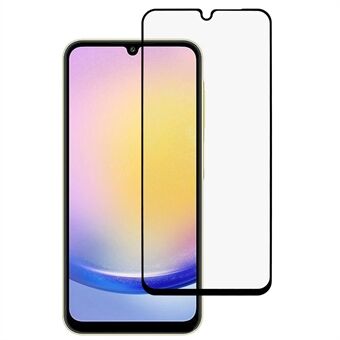 D Pro For Samsung Galaxy A26 5G Silketrykk Herdet Glass Skjermbeskytter 9H Hardhet