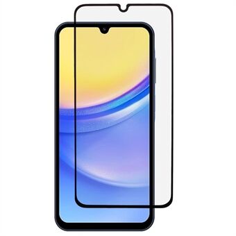 For Samsung Galaxy A26 5G Skjermbeskytter Silketrykk Full Lim Herdet Glass Skjermfilm