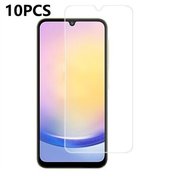 10 stk / pakke for Samsung Galaxy A26 5G skjermbeskytter høy gjennomsiktighet beskyttelsesfilm