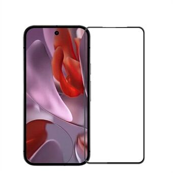 For Google Pixel 9a Herdet Glassfilm PINWUYO Eksplosjonssikker 9H 3D Full Skjermbeskytter - Svart