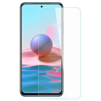 AMORUS For Xiaomi Poco M5s 4G / Redmi Note 10 4G / Note 10S 4G 2.5D Arc Edge 9H High Aluminium-silisium Glass Skjermbeskytter Telefon Frontskjerm Anti-eksplosjonsfilm