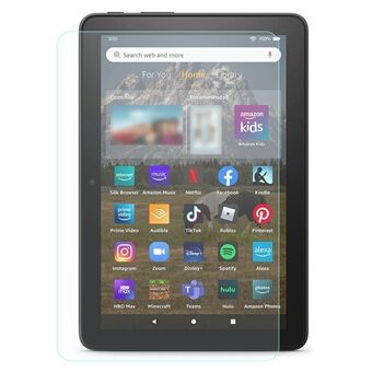 For Amazon Fire HD 8 Kids (2022) Anti-eksplosjonsskjermbeskytter i herdet glass 0,3 mm Arc Edge Full Cover Anti- Scratch