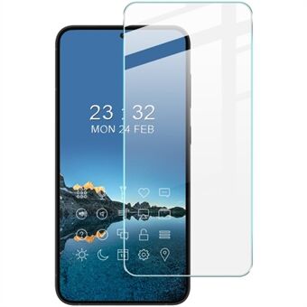 IMAK H Series for Samsung Galaxy S23 Plus Anti-fingeravtrykk telefon skjermbeskytter Anti- Scratch Ultra Clear herdet glass film