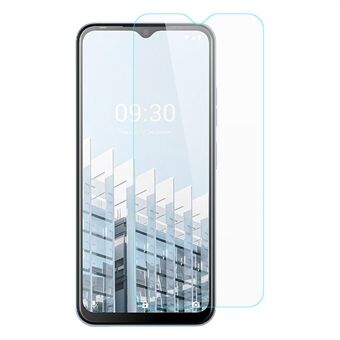 For Tecno Pop 6 Pro 4G Ultra-tynn 0,3 mm Arc Edge Screen Protector Anti- Scratch HD Klart herdet glass beskyttelsesfilm