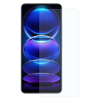 AMORUS For Xiaomi Redmi Note 12 5G Ultra Clear Screen Protector 2.5D Arc Edge 9H Hardhet Høy Aluminium-silisium Glass Skjermfilm