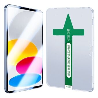 For iPad Pro 11 (2018) / (2020) / (2021) / (2022) Krystallklart herdet glassfilm Splintsikker fullskjermbeskytter med installasjonsverktøy for plastinjeksjon
