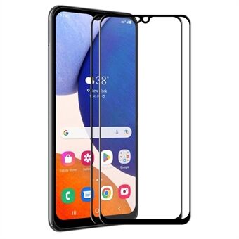 ENKAY HAT Prince 2stk / pakke fullskjermbeskytter for Samsung Galaxy A14 5G, Anti- Scratch Ultra Clear 6D Silke Printing High Aluminium-silicon Glass Full Lime Film