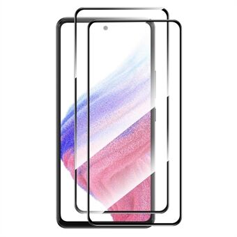 ENKAY HAT Prince 2 Stk / Sett For Samsung Galaxy A54 5G HD Skjermbeskytter 0,26 mm 9H 2,5D Arc Edge Full Lim Høy Aluminium-silisium Glass Film