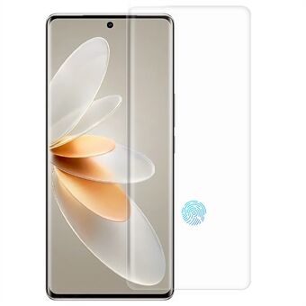 RURIHAI For vivo S16 / Xiaomi 13 Pro 5G HD klar skjermbeskytter 3D buet UV-flytende herdet glassfilmstøtte Fingeravtrykkopplåsing