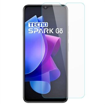 For Tecno Spark Go 2023 4G Anti-Dust HD Klart herdet glassfilm 0,3 mm Arc Edge mobiltelefon skjermbeskytter