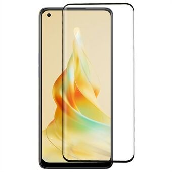 For Oppo Reno8 T 5G skjermbeskytter full dekning sidelim 3D buet ripebestandig Scratch glassfilm