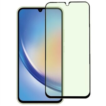 20D fullskjermbeskytter for Samsung Galaxy A34 5G silkeutskrift full lim HD klar herdet glassfilm