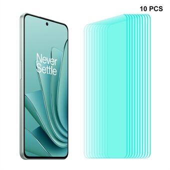 ENKAY HAT Prince 10 stk For OnePlus ACE 2V høy aluminium-silisium glassbeskytter 2,5D 0,26 mm 9H telefonskjermfilm