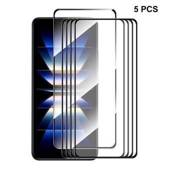 ENKAY HAT Prince 5 stk fullskjermbeskytter for Xiaomi Redmi K60 5G / K60 Pro 5G 0,26 mm 9H 2,5D høy aluminium-silisium glassfilm