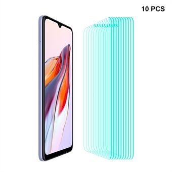 ENKAY HAT Prince 10stk For Xiaomi Poco C55 4G / Redmi 12C 4G 0.26mm 9H Høy Aluminium-silisium Glass 2.5D Arc Telefon Skjermbeskytter