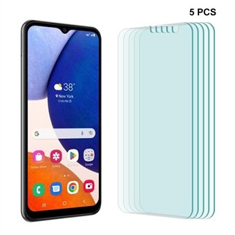 ENKAY HAT Prince 5 stk for Samsung Galaxy A14 5G / 4G skjermbeskytter, 2,5D bue 0,26 mm 9H høy aluminium-silisium glassfilm