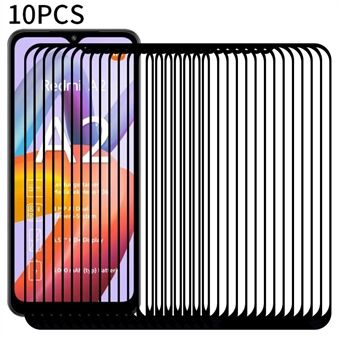 RURIHAI 10 STK høy aluminium-silisium glassfilm for Xiaomi Redmi A1+ 4G / A1 4G / A2+ 4G / A2 4G / Poco C50 4G sekundær herding skjermbeskytter