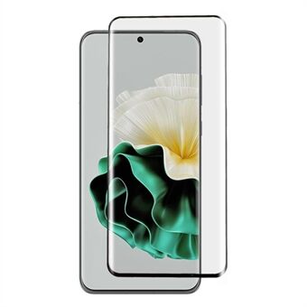 For Huawei P60 / P60 Pro Skjermbeskytter i herdet glass 3D buet full dekning klar film sidelim