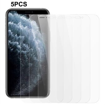 5 stk / sett 2,5D 0,3 mm telefonskjermbeskytter for iPhone 11 Pro , herdet glass HD klar skjermfilm