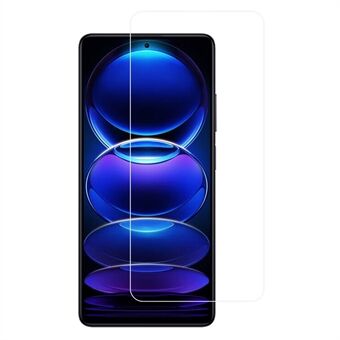 RURIHAI skjermbeskytter for Xiaomi Redmi Note 12 Pro 5G / Note 12 Pro Speed 5G / Poco X5 Pro 5G, 2,5D Medium Aluminium Glass 0,18 mm klar film