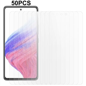 50 stk / sett for Samsung Galaxy A53 5G skjermbeskytter 2,5D 0,3 mm herdet glass eksplosjonssikker film