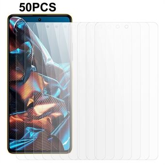 50 stk / sett for Xiaomi Poco X5 Pro 5G / Redmi Note 12 Pro 5G / Note 12 Pro Speed 5G film herdet glass 2,5D 0,3 mm skjermbeskytter